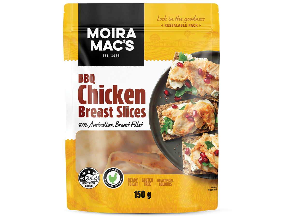 Moira Mac's BBQ Chicken Breast Slices 150g