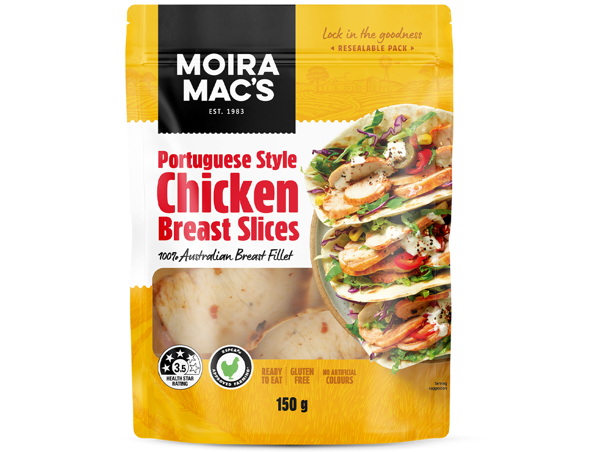 Moira Mac's Portuguese Style Chicken Breast Slices 150g