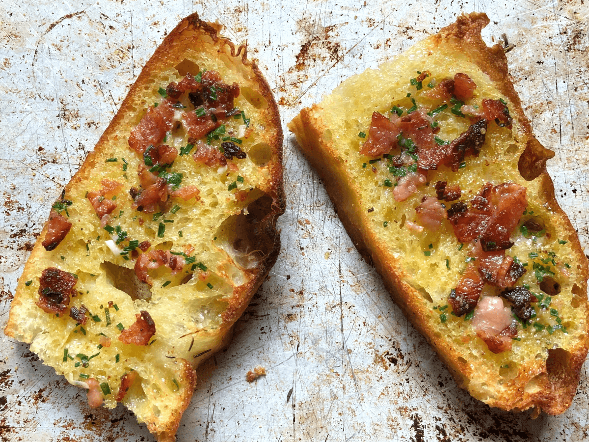 Bacon Garlic Butter Hellers