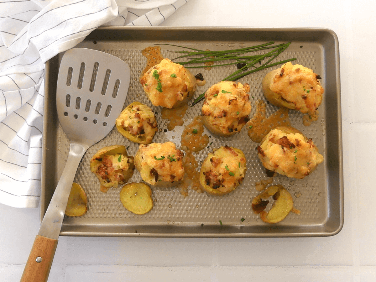 Cheesy Bacon Jacket Potatoes Hellers